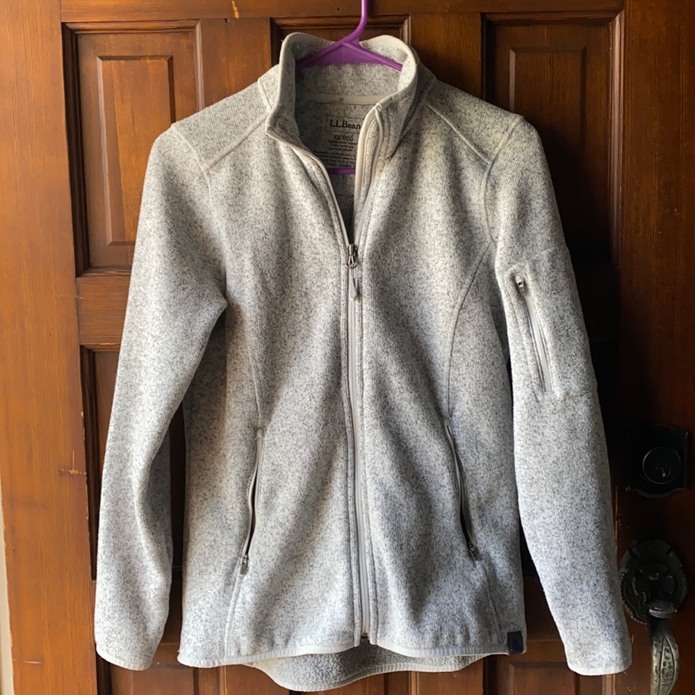 LL Bean Zip Up Fleece